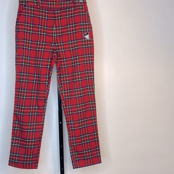 Red 🟥/multi-colored plaid pants size S (small) from Forever21 - Picture 1 of 5